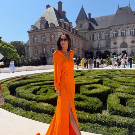 Convidada da Balenciaga, Silvia Braz marca presença na estreia de Pierpaolo Piccioli na alta costura da maison